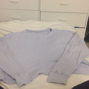 Brandy Melville Tops - Dusty baby blue long sleeve bandy Melville shirt Brandy Melville Tops - Dusty baby blue long sleeve bandy Melville shirt